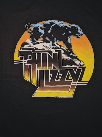 Thin Lizzy Shirt 'Thin Lizzy Nighlife T-Shirt' in Black