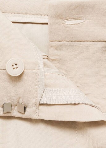 MANGO Wide leg Pleat-Front Pants 'Carla' in Grey