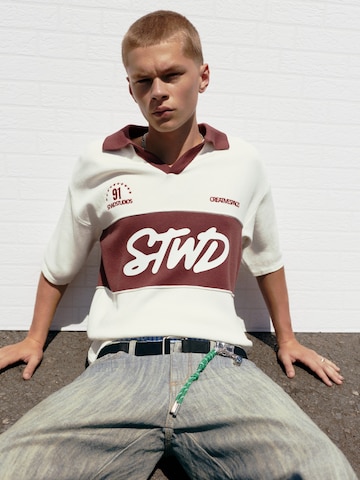 Pull&Bear Paita värissä valkoinen: etupuoli