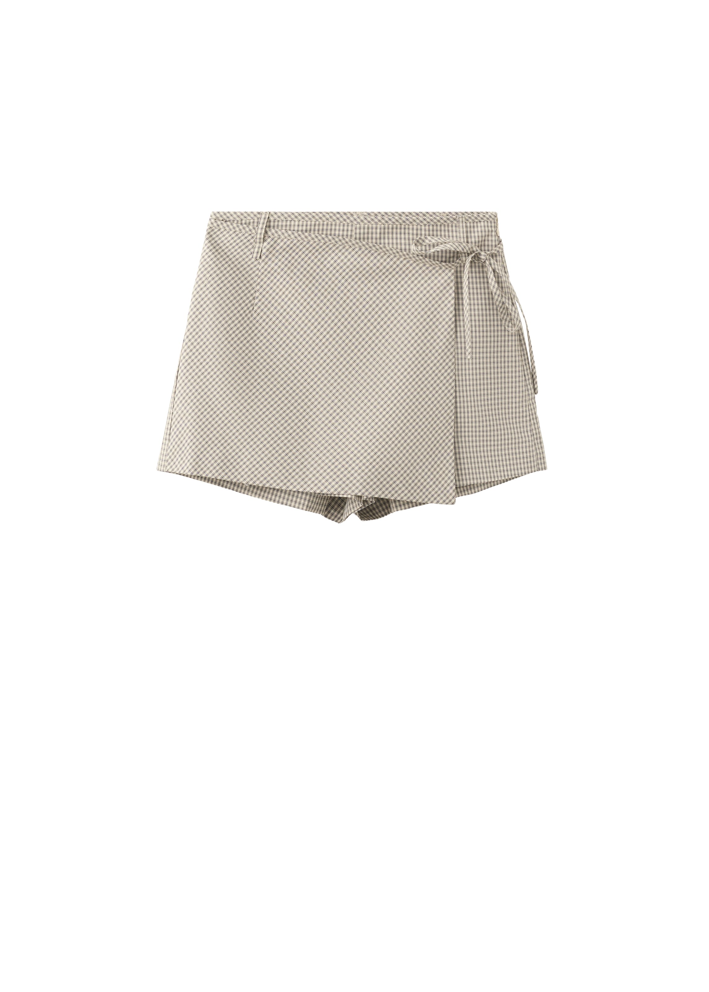 MANGO Hosenrock 'ADELAIDE' in 32 in creme / dunkelbeige / schwarz, Produktansicht