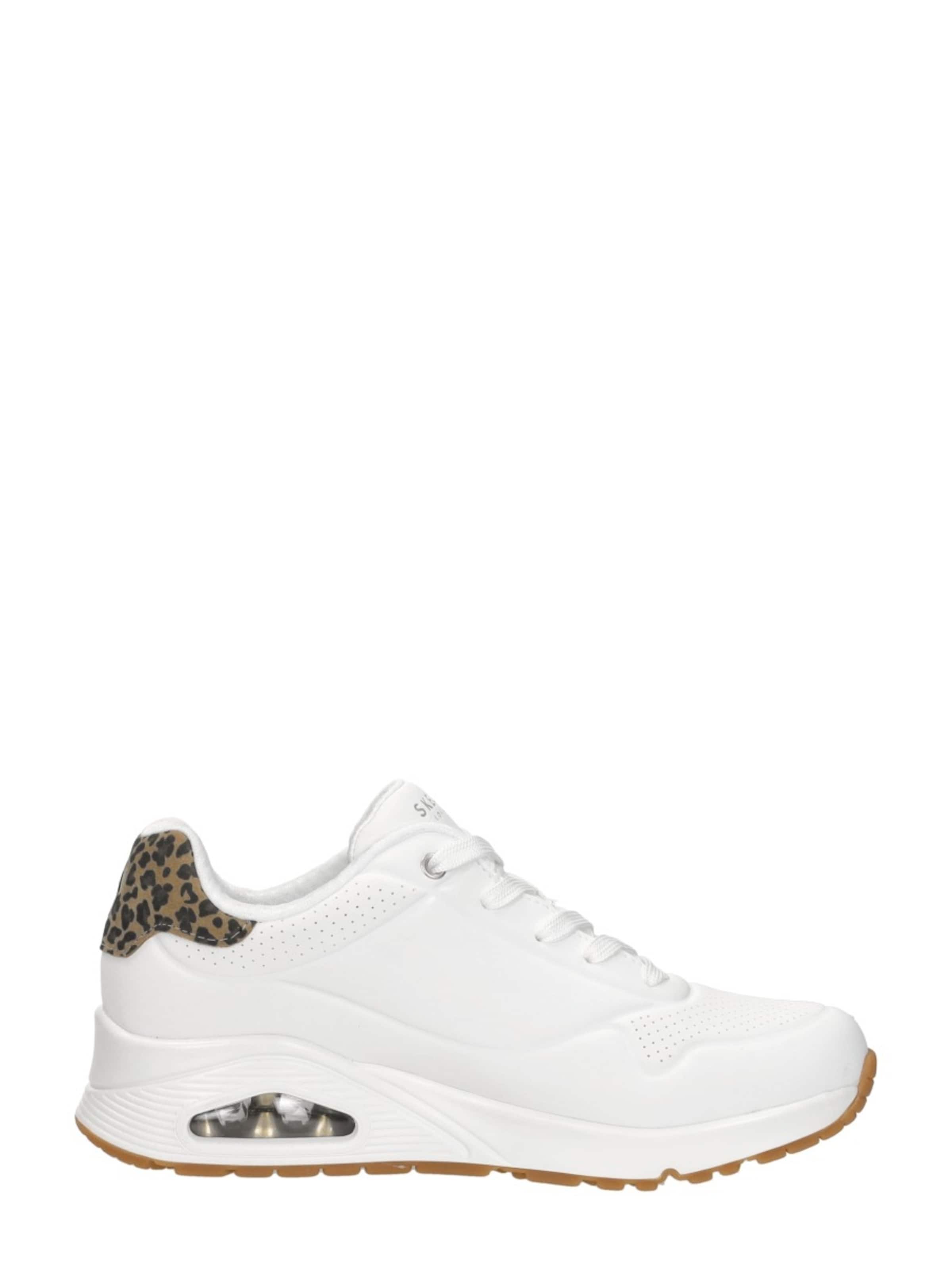 SKECHERS Sneakers laag 'Uno - Jungle Nite' in Wit