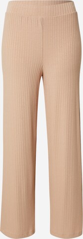 A LOT LESS Wide leg Trousers 'Tamlyn' in Beige: front