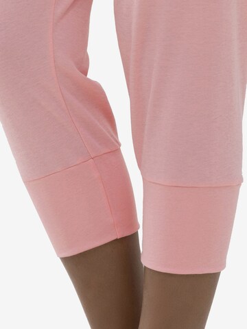 Mey Tapered Pajama Pants in Pink