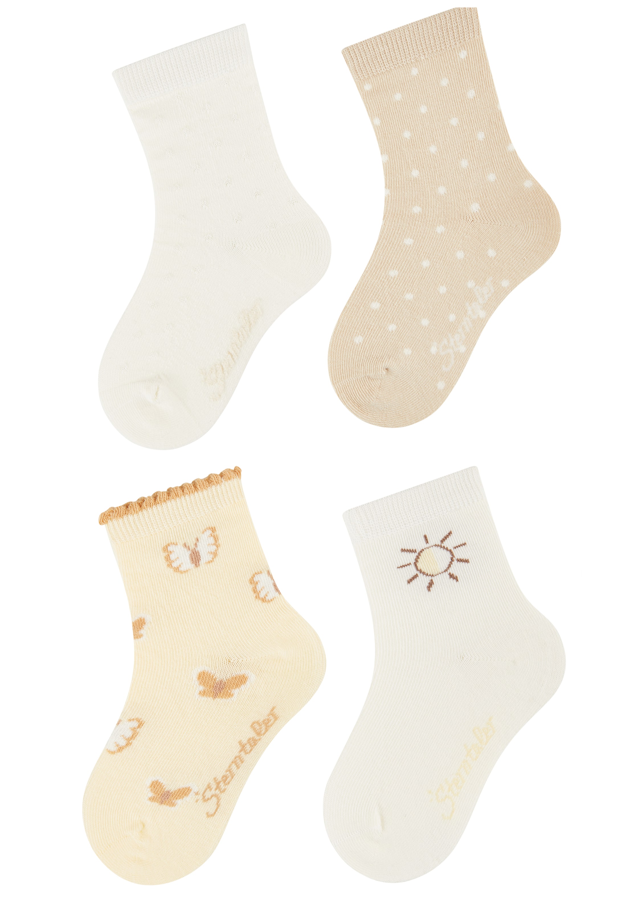 STERNTALER Socks in Beige: front