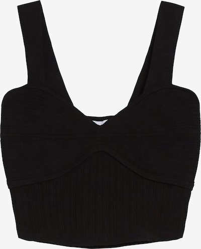 Bershka Knitted top in Black, Item view