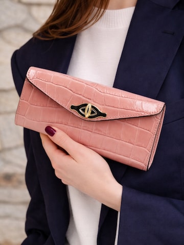 Cheval Firenze Wallet 'MARLON CROC' in Pink