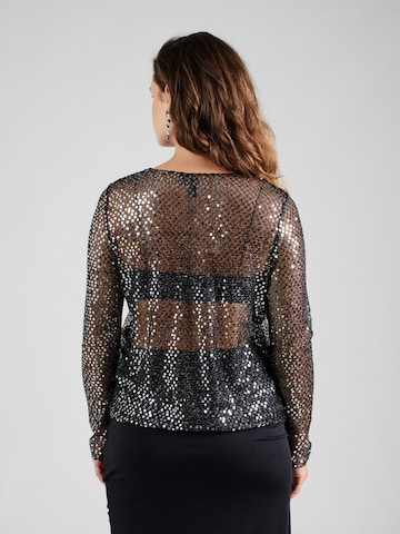 PIECES Curve Shirts 'PCRISSI' i sort