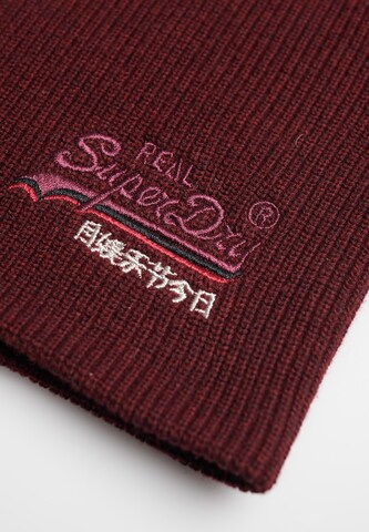 Superdry Beanie in Rot