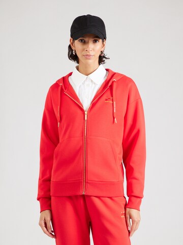 ARMANI EXCHANGE Jopa na zadrgo | rdeča barva: sprednja stran