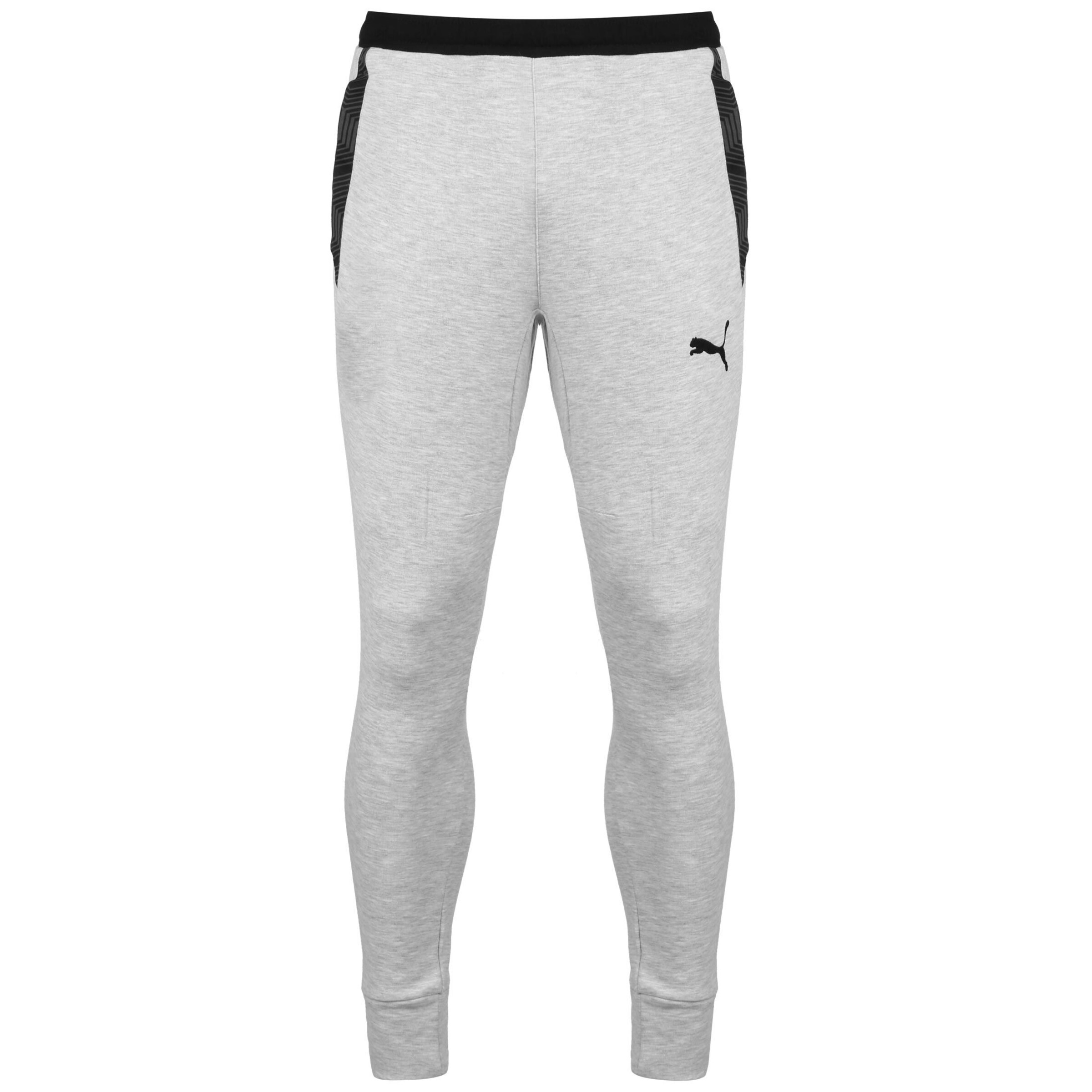 PUMA Tapered Sporthose 'TeamFINAL 21' in Grau: Vorderseite
