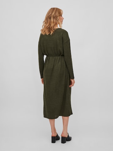 VILA Knitted dress 'Award' in Green