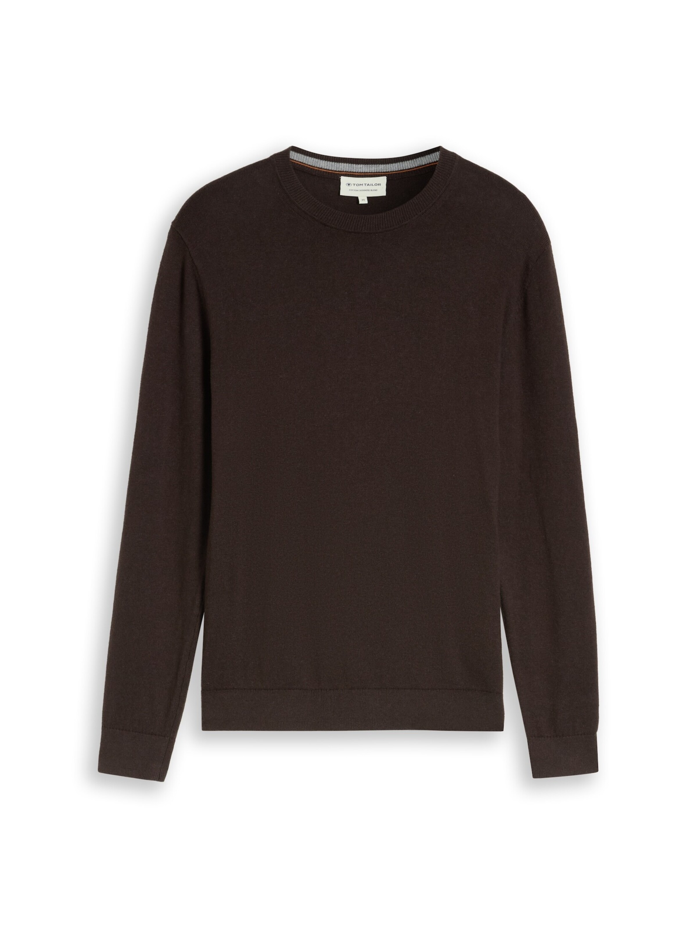 TOM TAILOR Pullover in XXL in dunkelbraun, Produktansicht