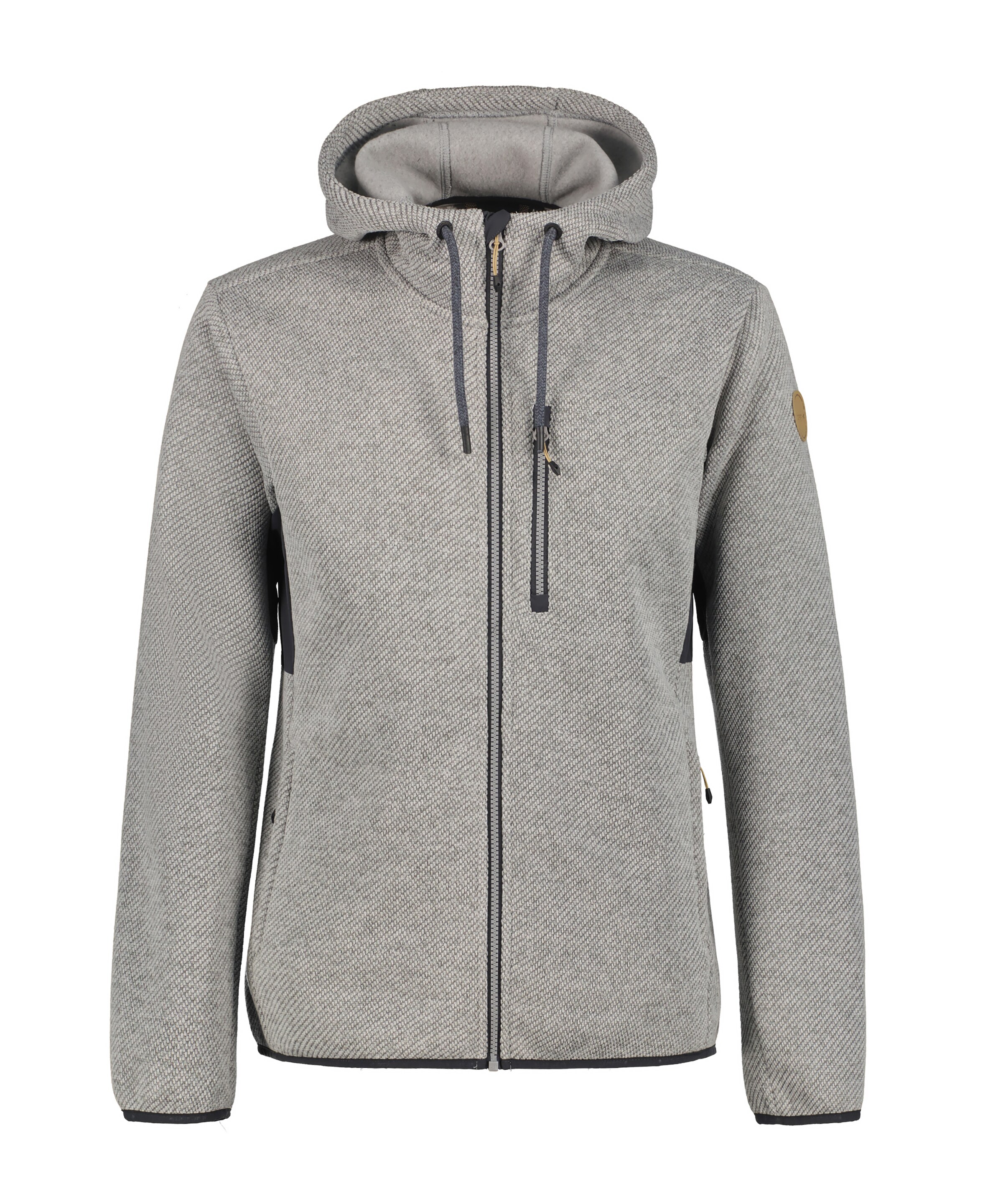 ICEPEAK Fleecejacke in Grau: Vorderseite