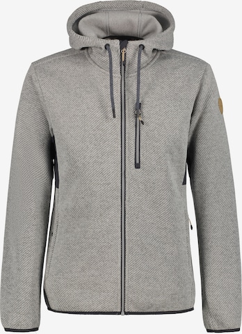 ICEPEAK Fleecejacke in Grau: Vorderseite