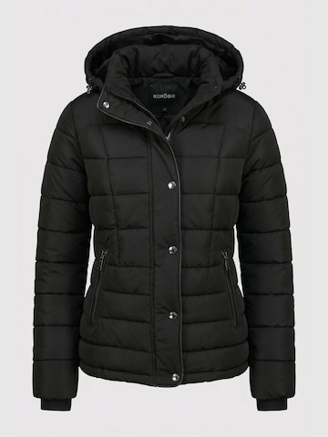 Veste d’hiver KOROSHI en noir : devant