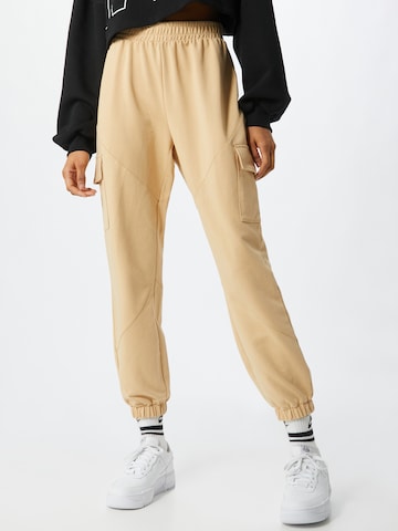 Effilé Pantalon 'ONLCLARA' ONLY en beige : devant