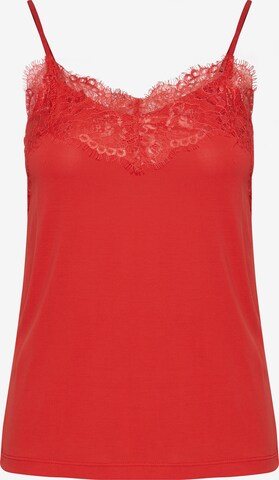 ICHI Top in Rood: voorkant