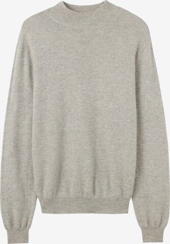 Pull-over 'Men's Essential Mock Neck Cashmere Sweater' GOBI Cashmere en gris : devant