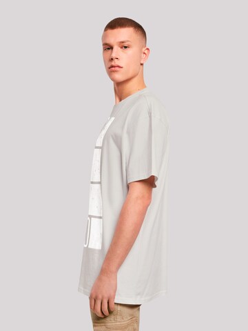 F4NT4STIC Shirt 'Panic At The Disco Block Text' in Grijs
