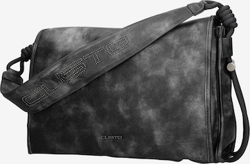 Borsa a spalla di Custo Barcelona in nero: frontale