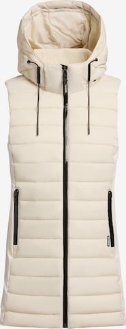 khujo Bodywarmer 'CEBCA' in Beige: voorkant