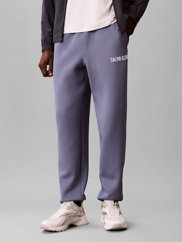 Calvin Klein Sport Regular Sportbroek in Blauw: voorkant