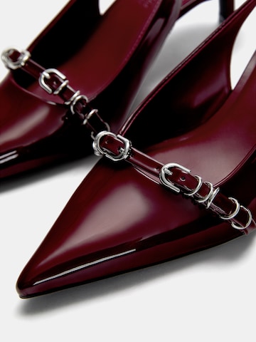 Escarpins Pull&Bear en rouge