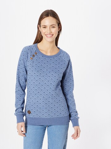 Ragwear Sweatshirt 'DARRIA' in Blauw: voorkant