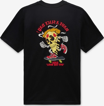 VANS T-shirt 'PIZZA SKULL' i svart