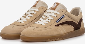 Baskets basses 'DE ZALER 01 ' Floris van Bommel en marron : devant