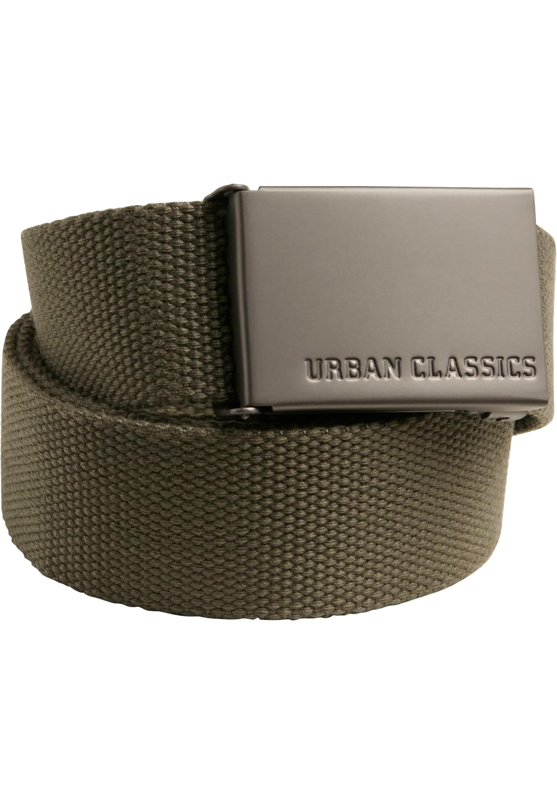 Ceinture Urban Classics en vert : devant