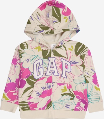 GAP - Sudadera con cremallera en Mezcla de colores: frente