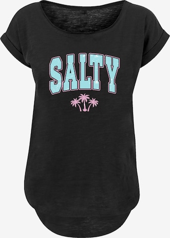 F4NT4STIC Shirt 'Beach Summer Vacation Salty' in Black: front