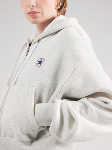 CONVERSE Sweatjacka 'Blooming' i beige