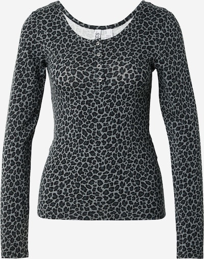 PIECES Majica 'PCKITTY' u siva / antracit siva / petrol, Pregled proizvoda