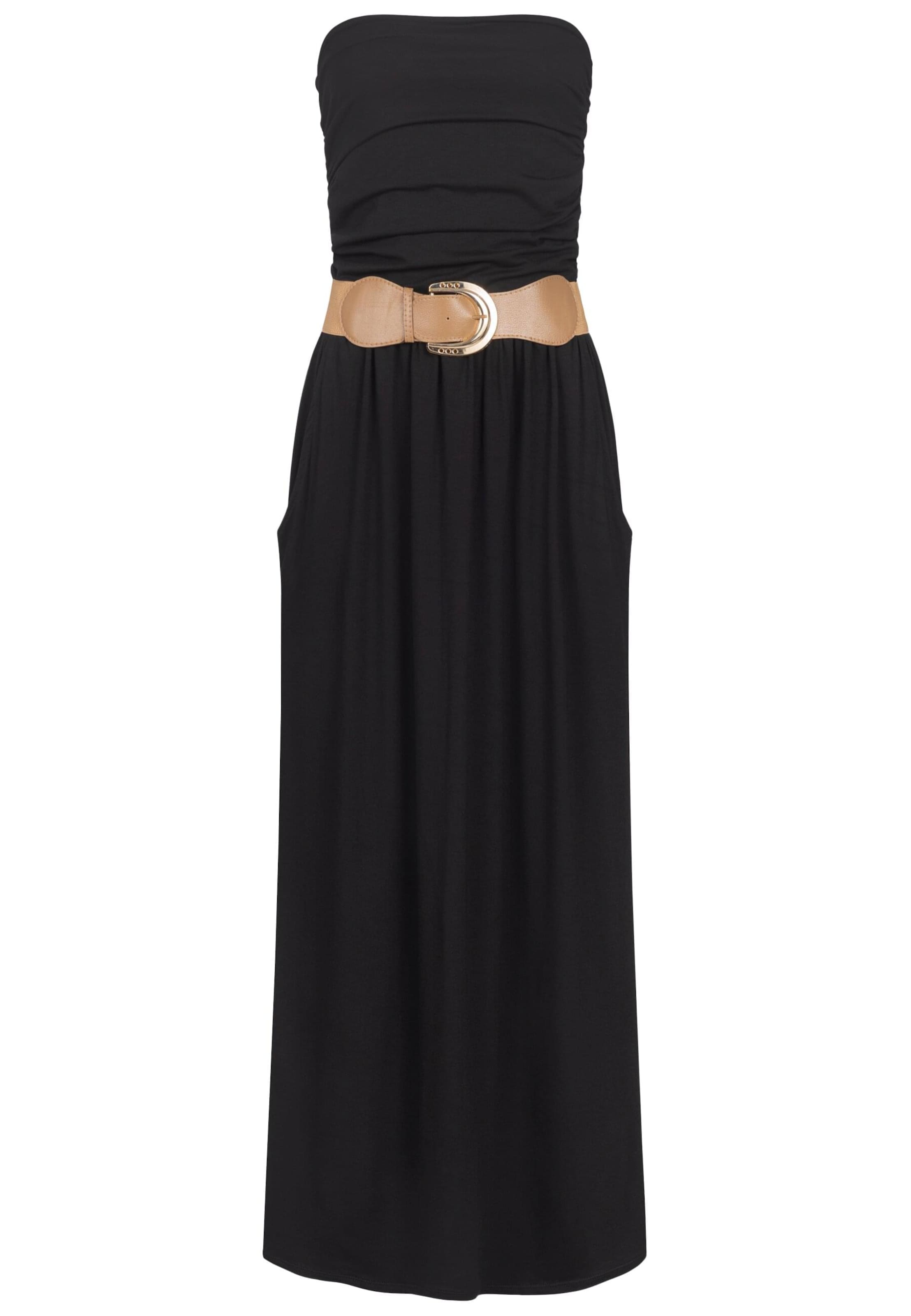 Cloud5ive Kleid in Schwarz: Vorderseite