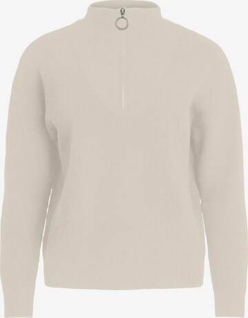 VILA Sweater 'Palerma' in Grey: front