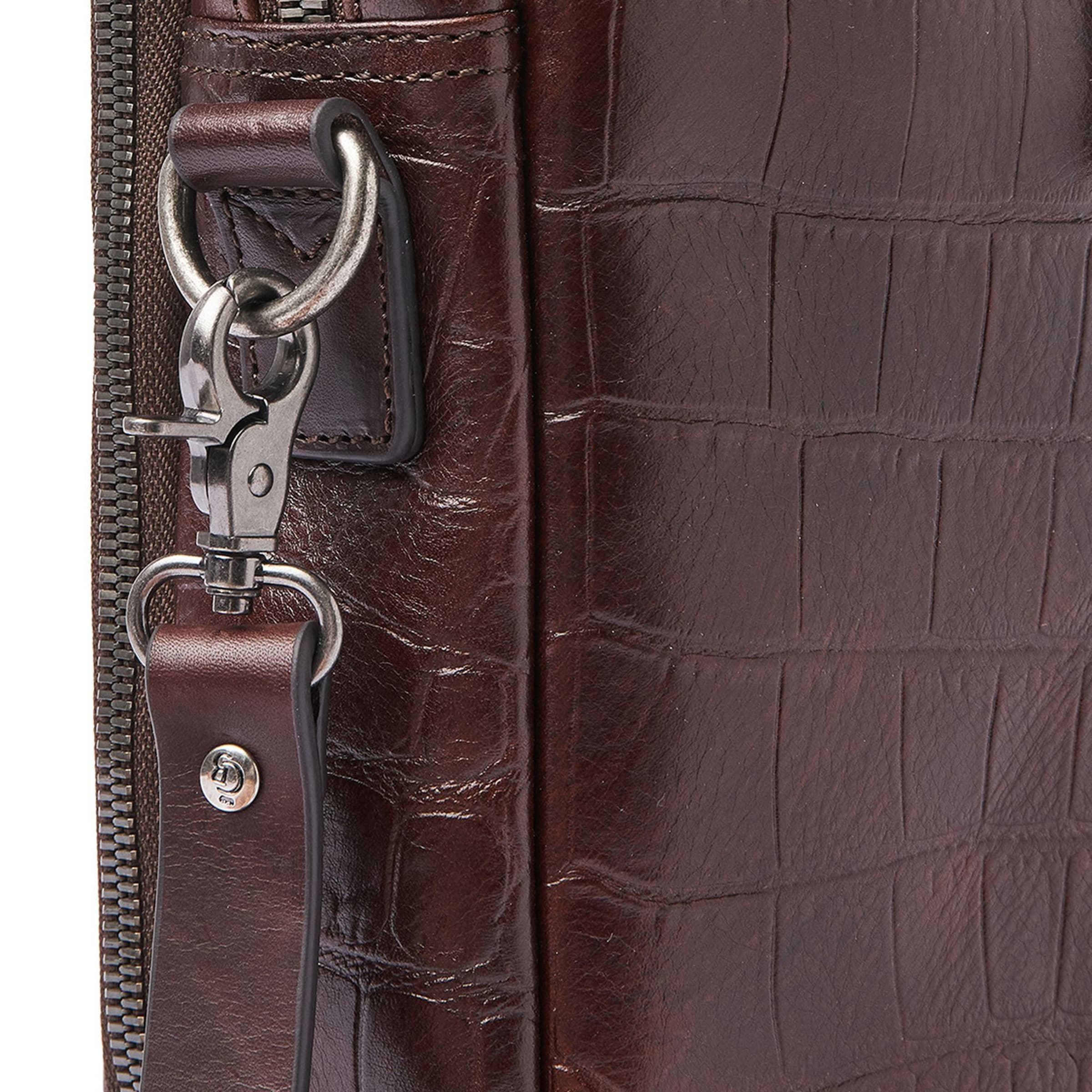 Borsa portadocumenti 'Jules' di Castelijn & Beerens in marrone