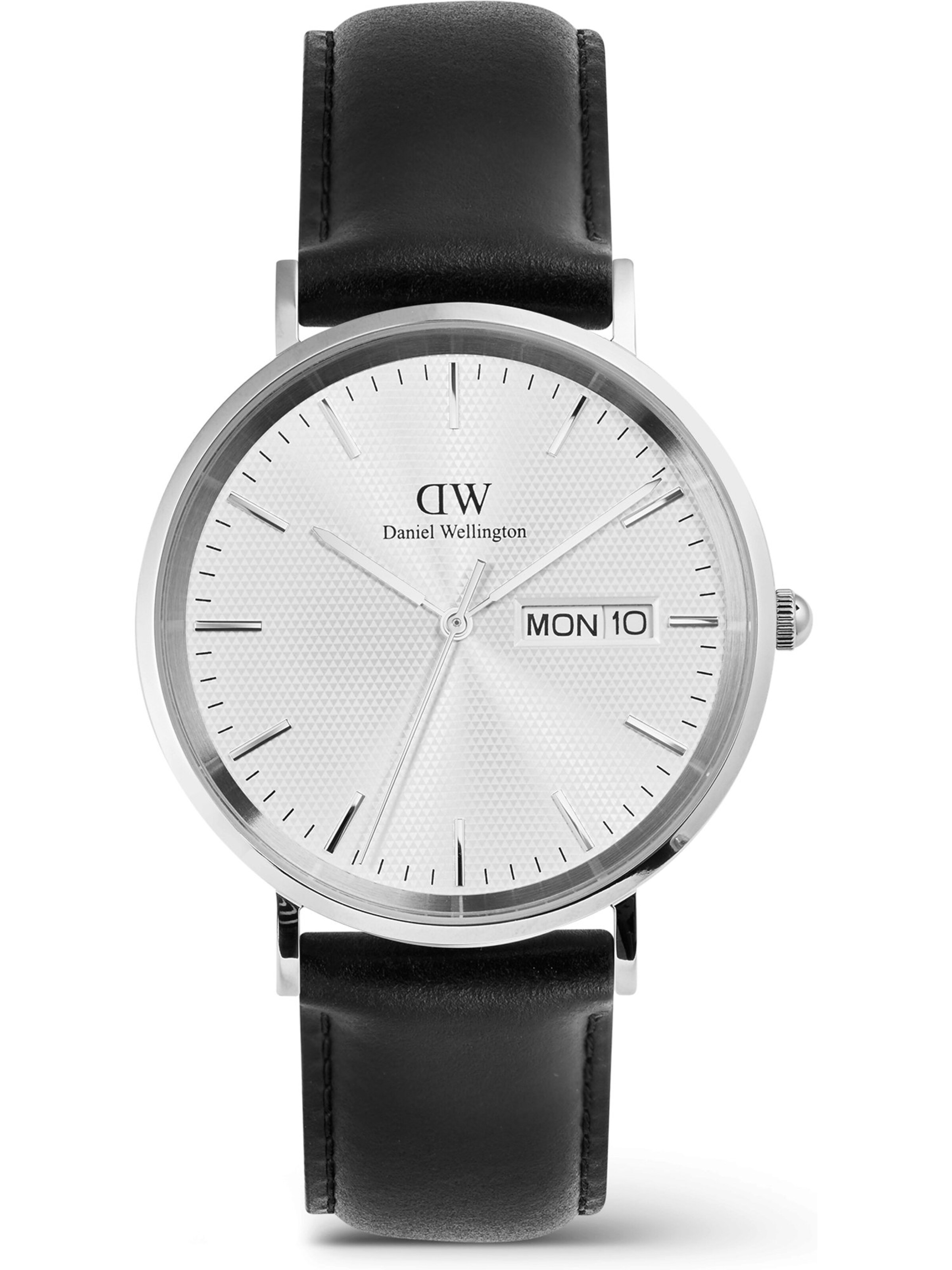 Daniel Wellington Uhr in Schwarz: Vorderseite