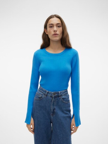VERO MODA Pullover 'VMGOLD' in Blau: Vorderseite