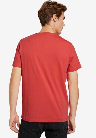 TOM TAILOR Regular Fit T-Shirt in Rot