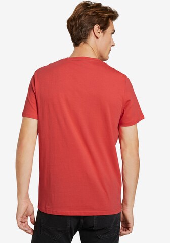 TOM TAILOR Regularny krój Koszulka w kolorze czerwony
