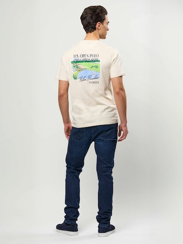 U.S. POLO ASSN. Regular Fit T-shirt ' UMDalha ' in Grau