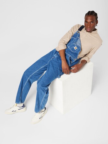 Carhartt WIP Loosefit Tuinbroek jeans in Blauw