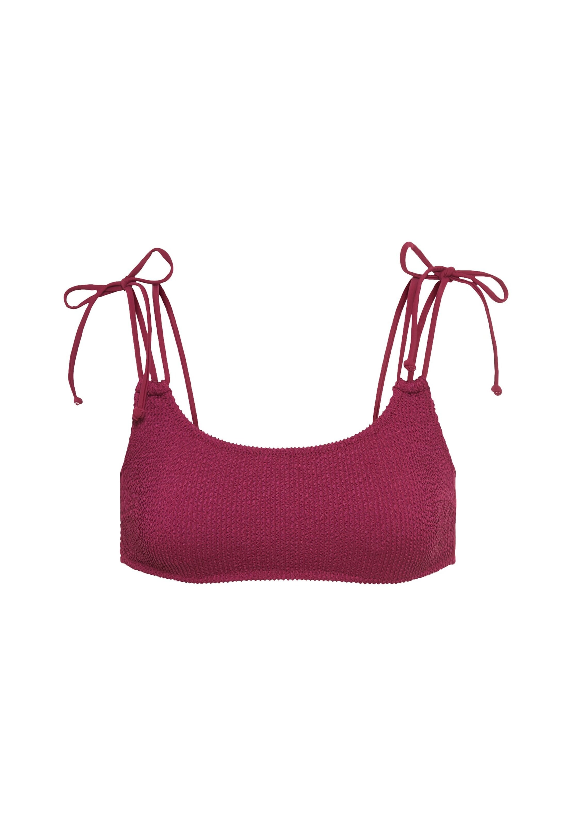 LSCN by LASCANA Bustier Góra bikini w kolorze czerwony: przód