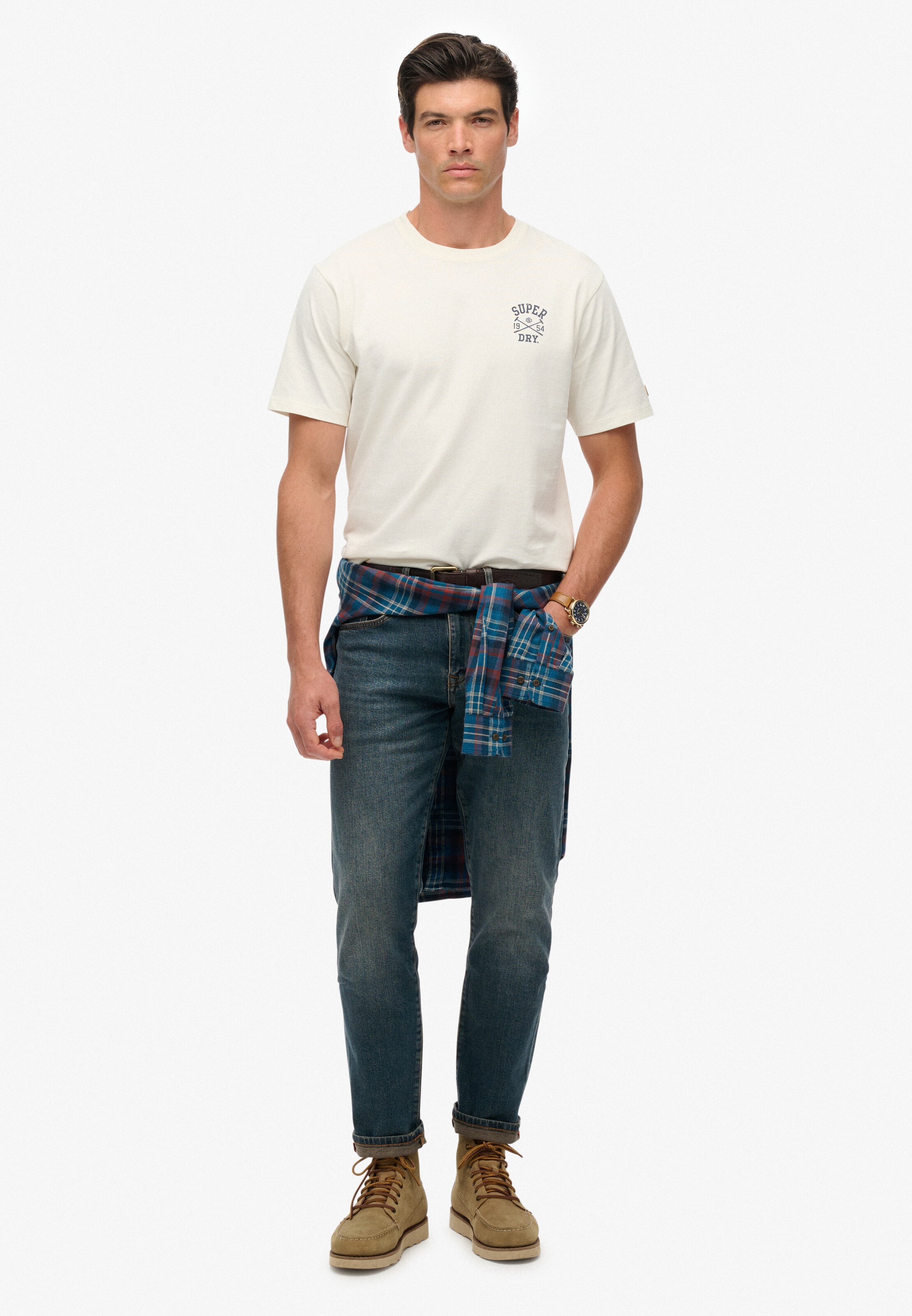 T-Shirt Superdry & Co en blanc