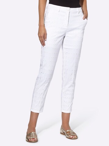 regular Pantaloni di heine in bianco: frontale