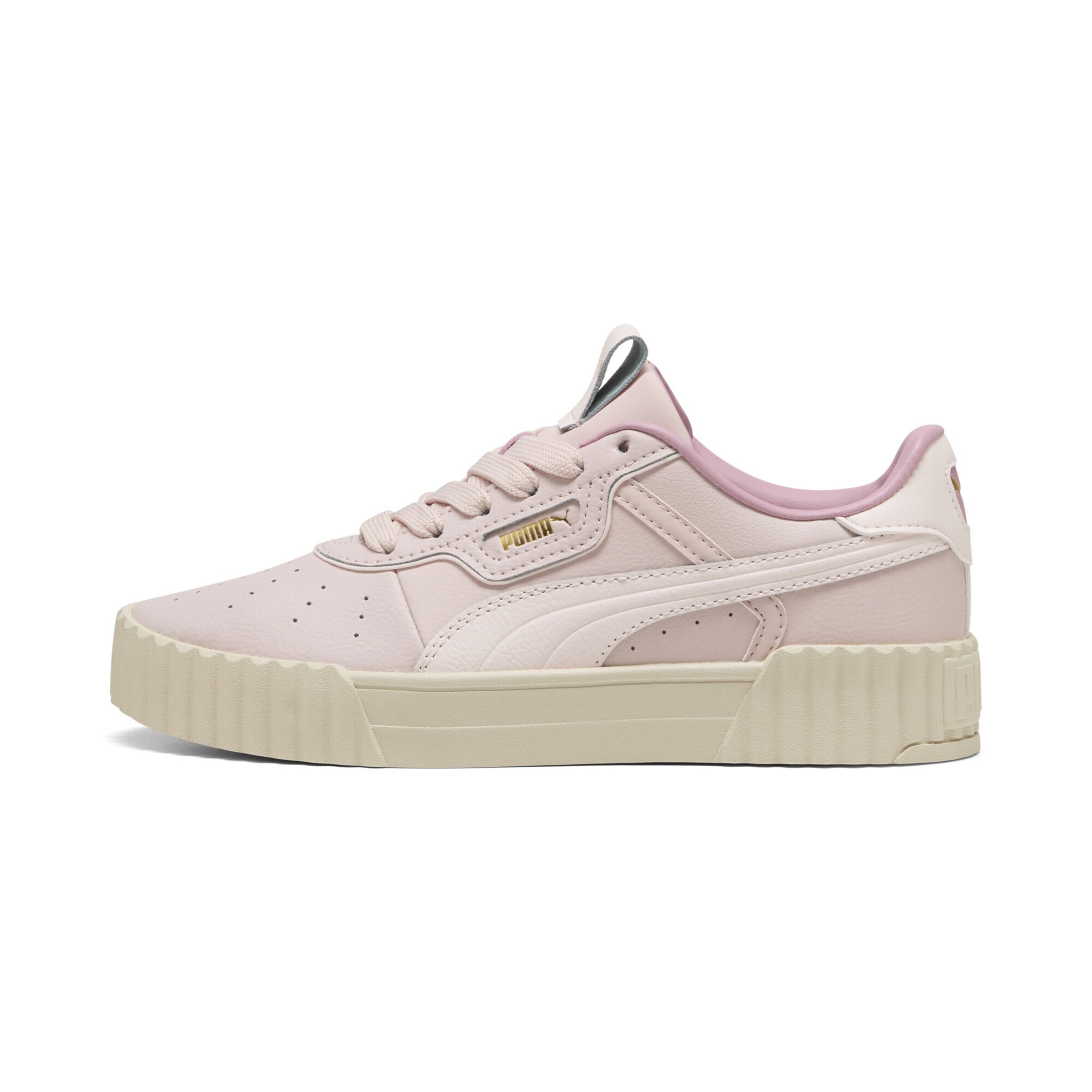 PUMA Platform trainers in Pink: front