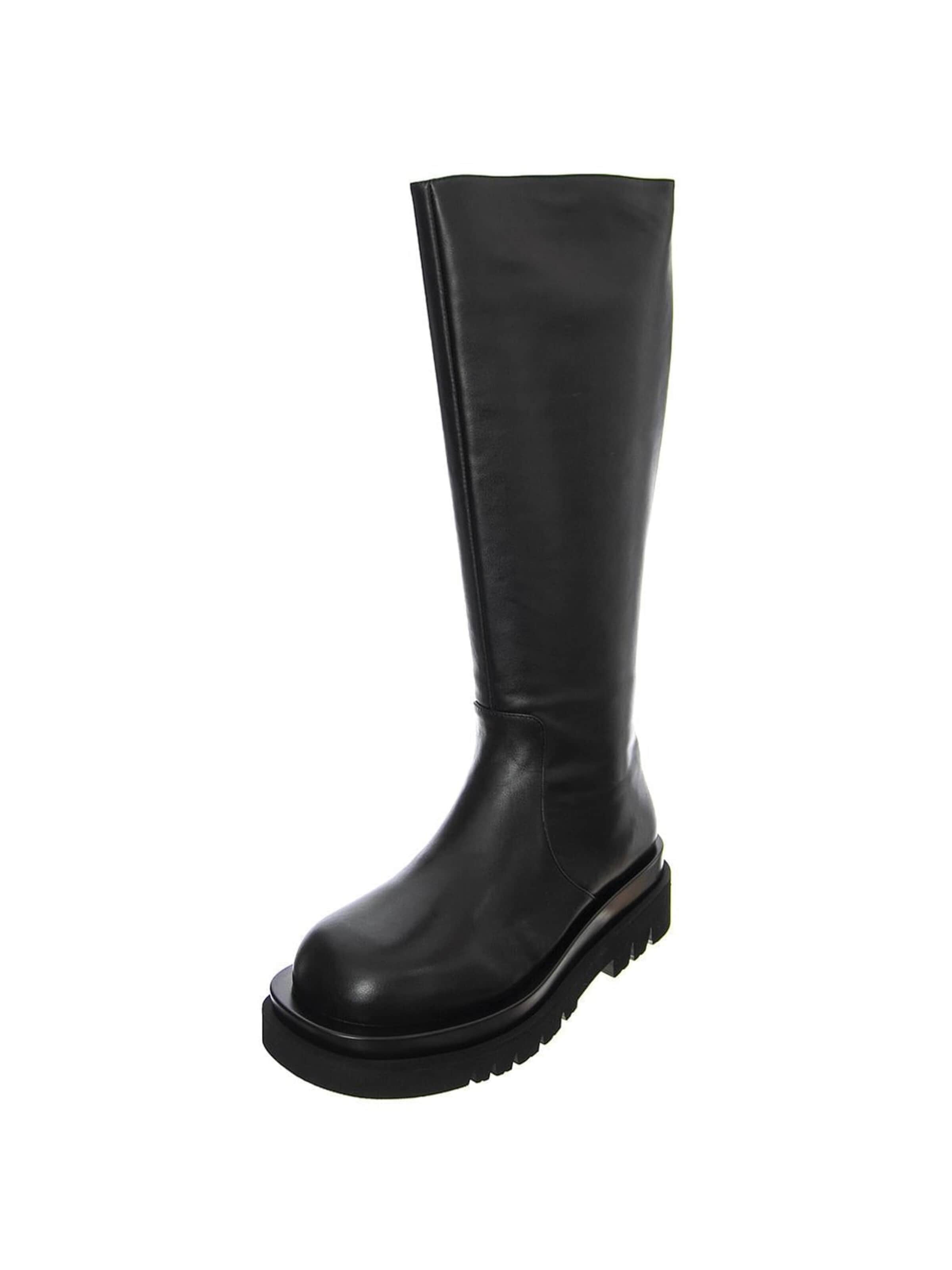 Jeffrey Campbell Stiefel 'Tanked-Kh'‌‌‌‌‌ in Schwarz: Vorderseite