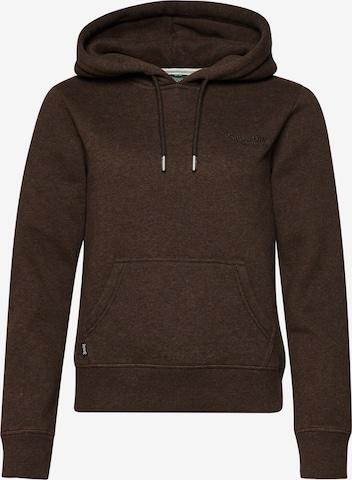 Superdry Sweatshirt 'Essential' in Brown: front